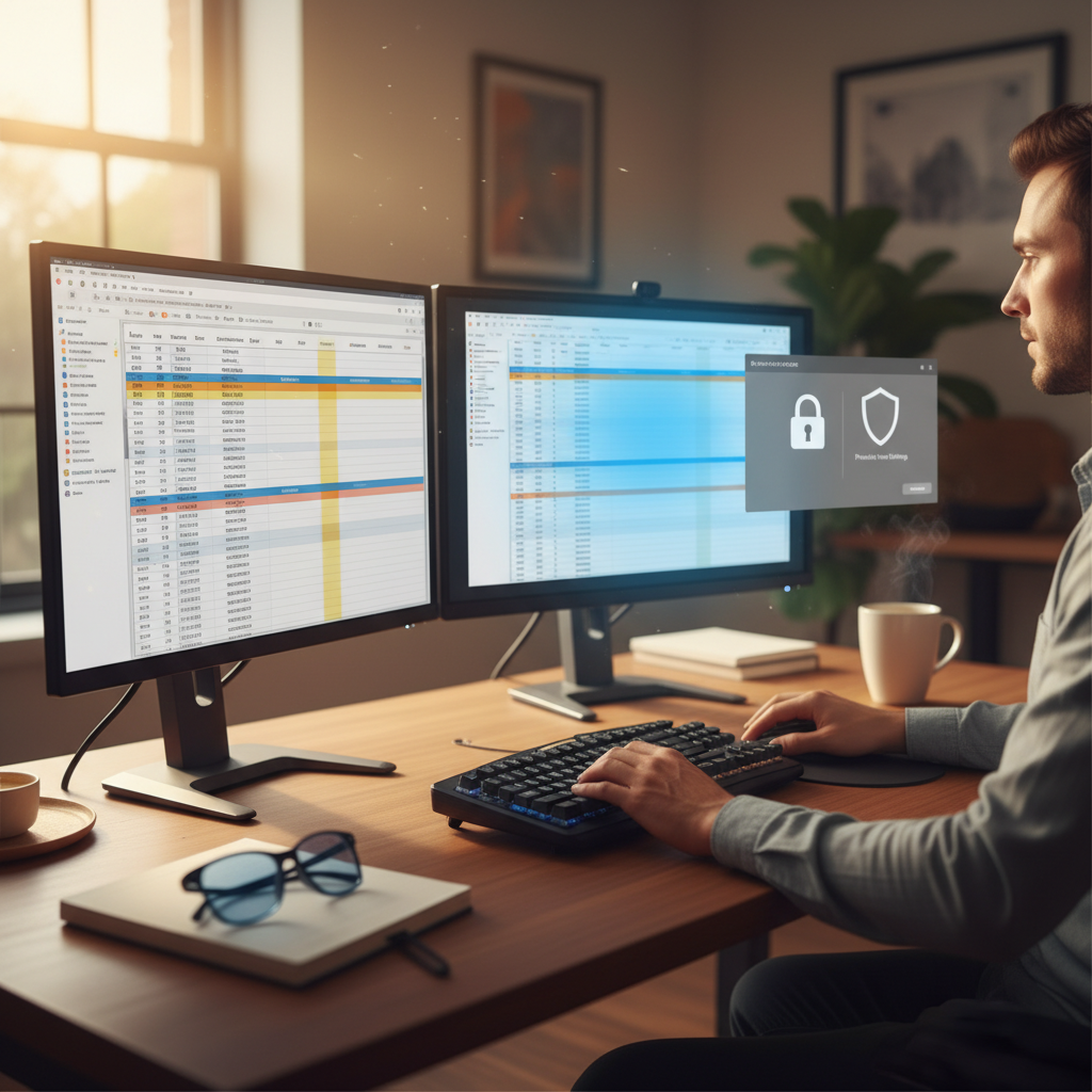 vistas protegidas en Excel