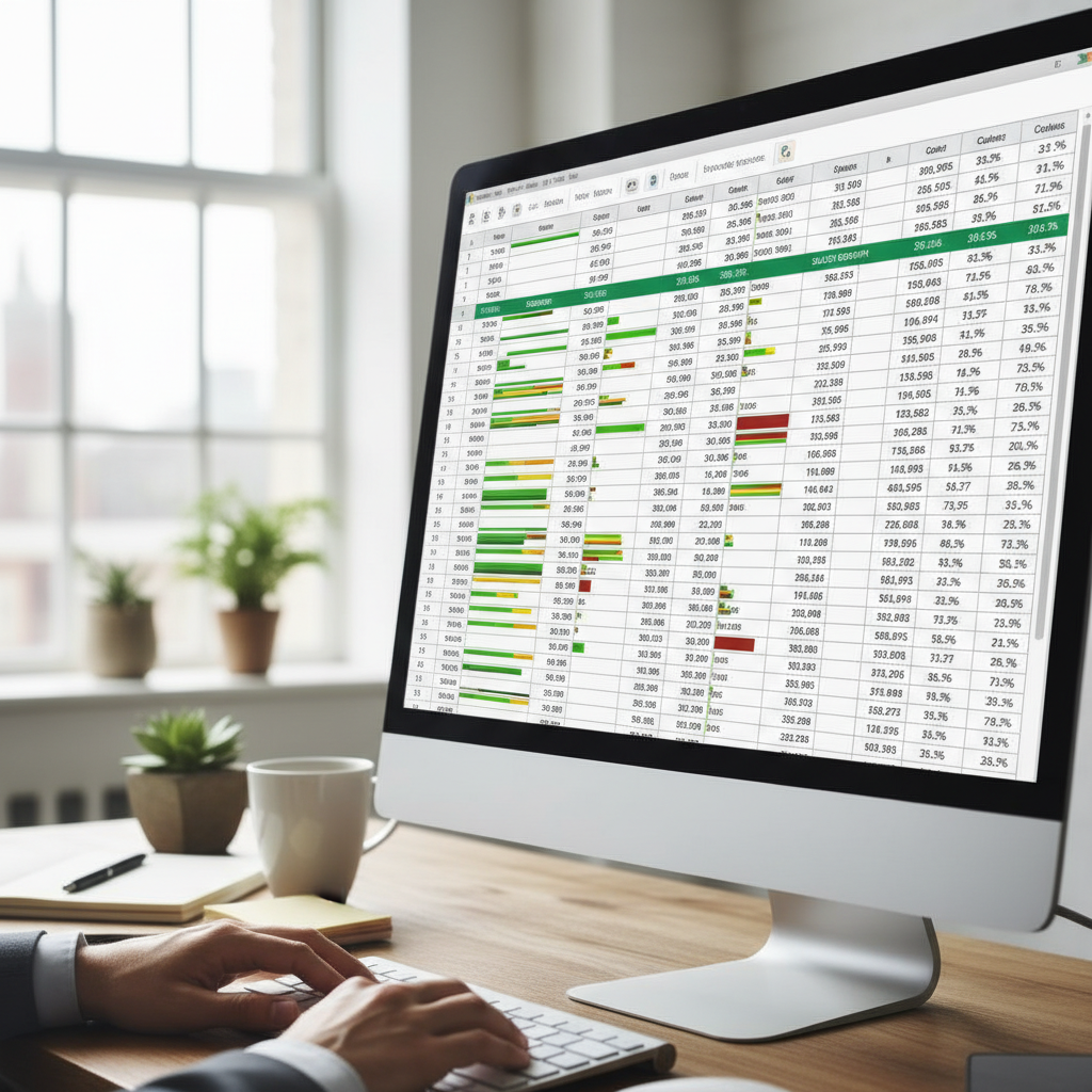barras de datos y escalas de color en Excel