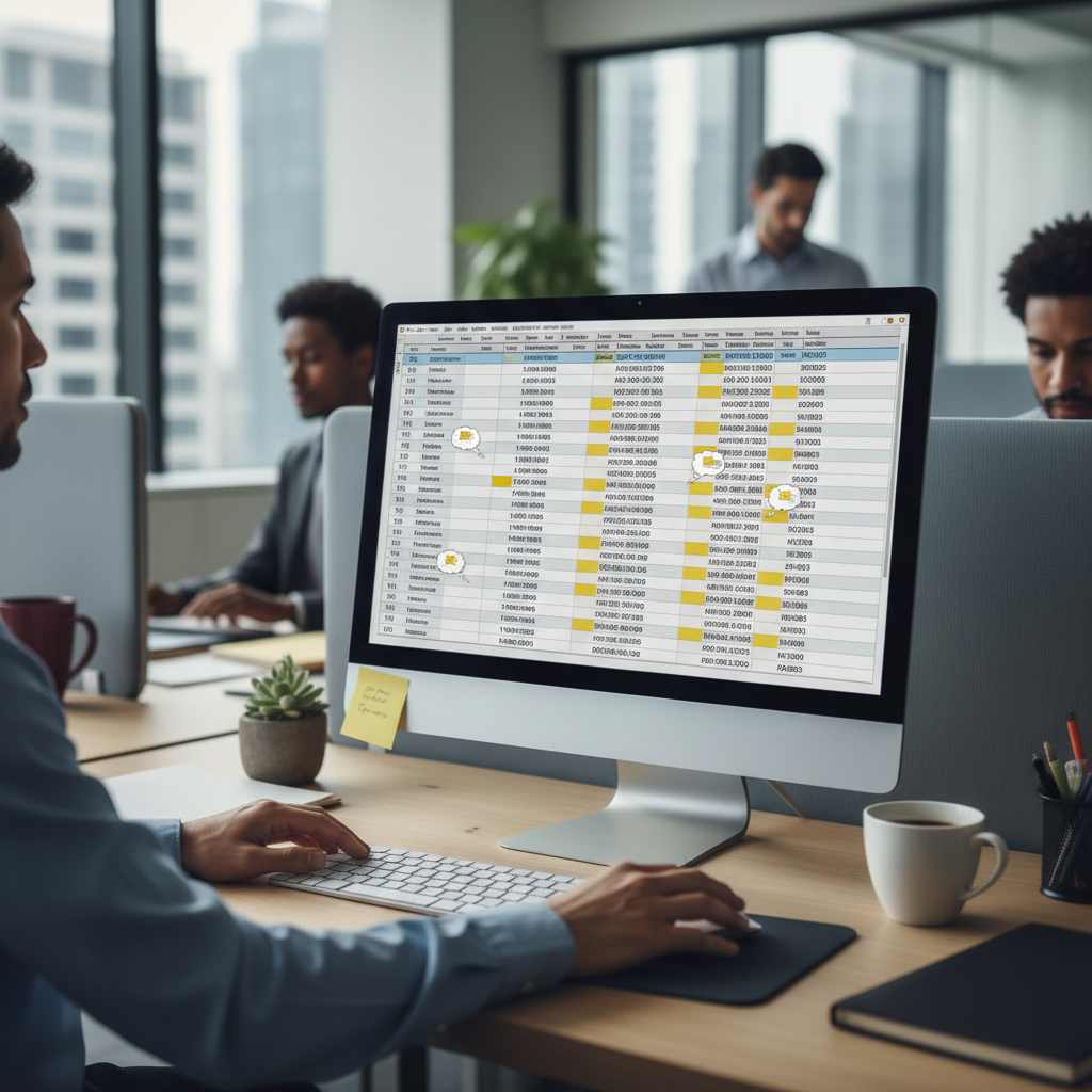 comentarios automatizados en Excel