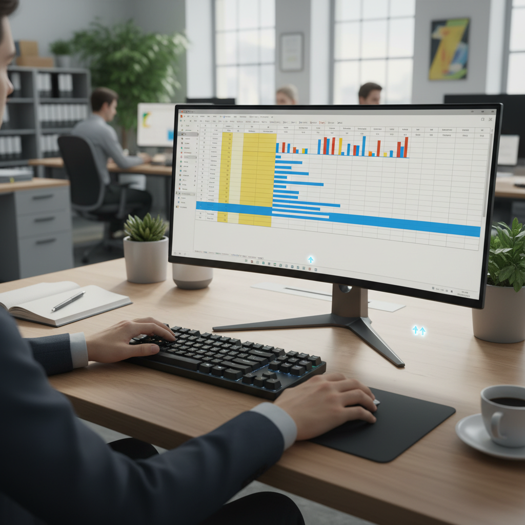 gestión de hojas en Excel sin ratón