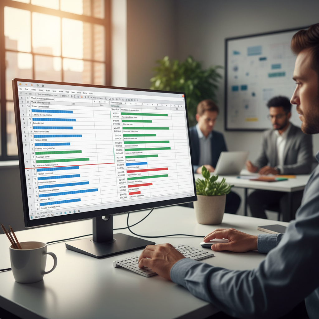 Barras de Datos Excel sin Fórmulas
