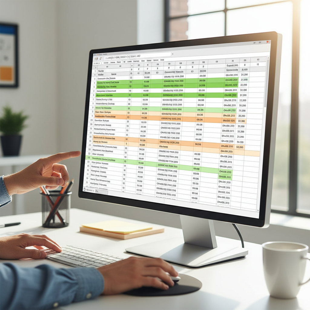 resaltar filas formato condicional excel